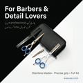WAXZAA Professional Barber Scissors Kit – Premium Hair Cutting Accessories