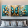 Butterfly & Floral Wall Frame Set